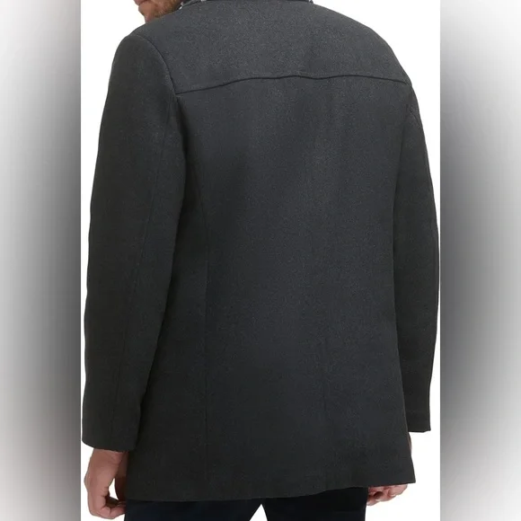 NWT Dockers Men's Weston Wool Blend Scarf Coat Size Medium